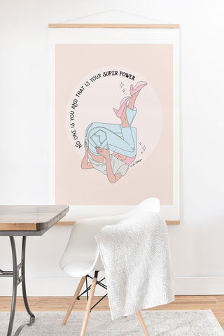 The Optimist This Is Your Superpower Art Print And Hanger