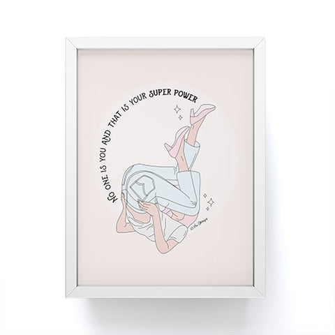 The Optimist This Is Your Superpower Framed Mini Art Print