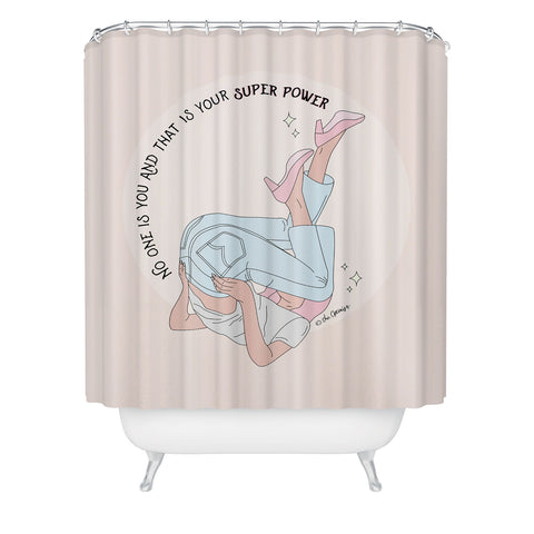 The Optimist This Is Your Superpower Shower Curtain