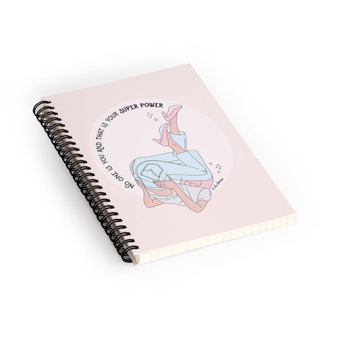 The Optimist This Is Your Superpower Spiral Notebook
