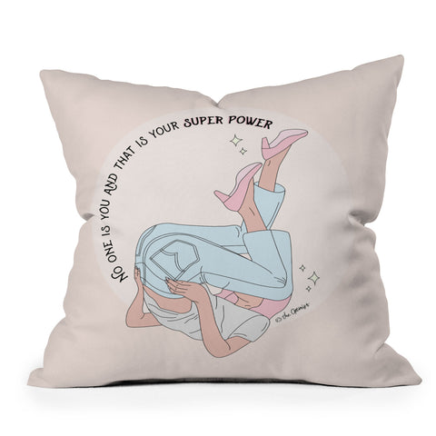 The Optimist This Is Your Superpower Outdoor Throw Pillow