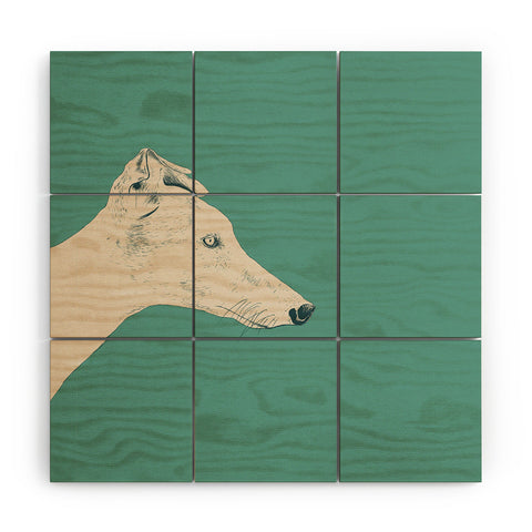 The Red Wolf Animals 2 Wood Wall Mural
