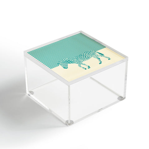 The Red Wolf The Zebra Acrylic Box