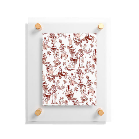 The Whiskey Ginger Classic Ruby Pink Zodiac Floating Acrylic Print