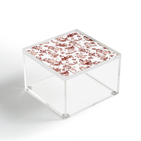 The Whiskey Ginger Classic Ruby Pink Zodiac Acrylic Box