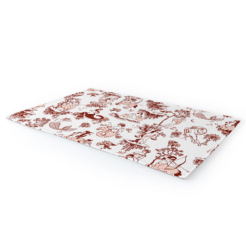 The Whiskey Ginger Classic Ruby Pink Zodiac Area Rug