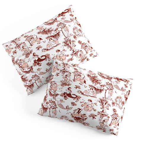 The Whiskey Ginger Classic Ruby Pink Zodiac Pillow Shams