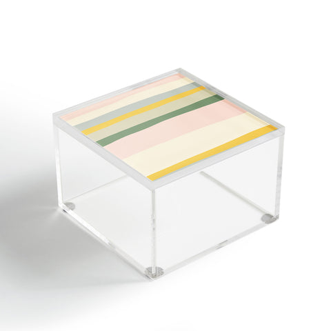 The Whiskey Ginger Colorful Fun Striped Children Acrylic Box