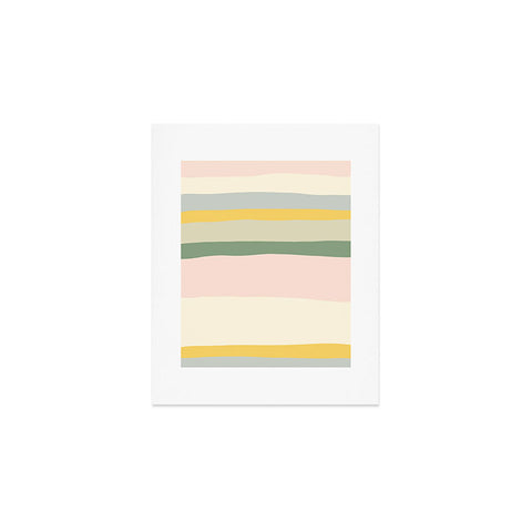The Whiskey Ginger Colorful Fun Striped Children Art Print