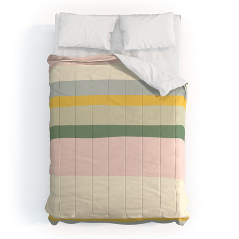 The Whiskey Ginger Colorful Fun Striped Children Comforter