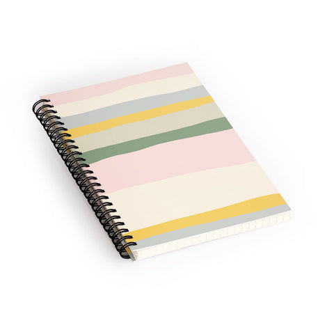 The Whiskey Ginger Colorful Fun Striped Children Spiral Notebook