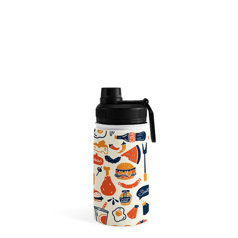 The Whiskey Ginger Cool Fun Colorful Retro Diner Water Bottle