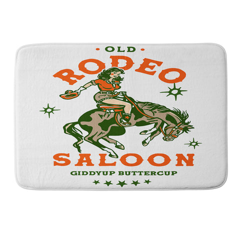 The Whiskey Ginger Old Rodeo Saloon Giddy Up Butt Memory Foam Bath Mat