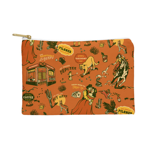 The Whiskey Ginger Old West Inspired Vintage Pattern Pouch