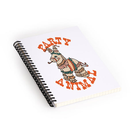 The Whiskey Ginger Party Animal Donkey Pinata Spiral Notebook