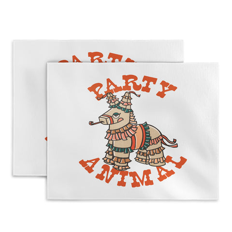 The Whiskey Ginger Party Animal Donkey Pinata Placemat