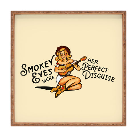 The Whiskey Ginger Smokey Eyes Perfect Disguise Square Tray