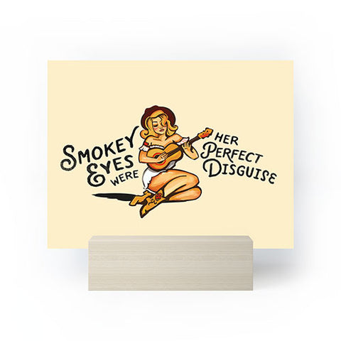 The Whiskey Ginger Smokey Eyes Perfect Disguise Mini Art Print