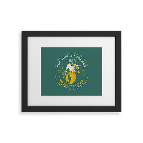 The Whiskey Ginger The Thirsty Merman Provincetown Framed Art Print