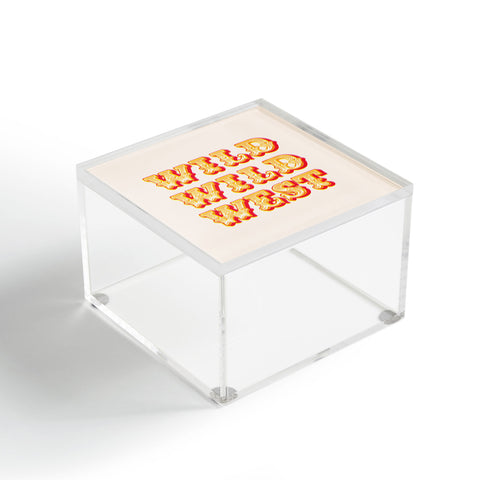 The Whiskey Ginger Vintage Red Yellow Wild Wild Acrylic Box