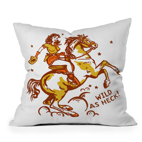 The Whiskey Ginger Wild As Heck V 3 Throw Pillow
