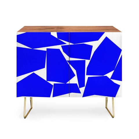Three Of The Possessed Block Party Blue Credenza