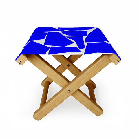 Three Of The Possessed Block Party Blue Folding Stool