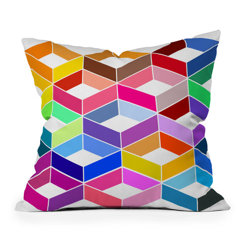 Three Of The Possessed Carnival Carnival Throw Pillow