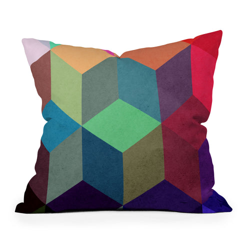 Three Of The Possessed City At Night Throw Pillow