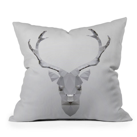 Three Of The Possessed Deeer Throw Pillow