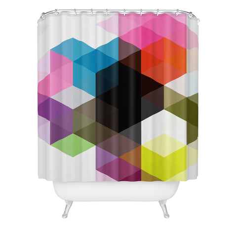 Three Of The Possessed Modele 9 Shower Curtain