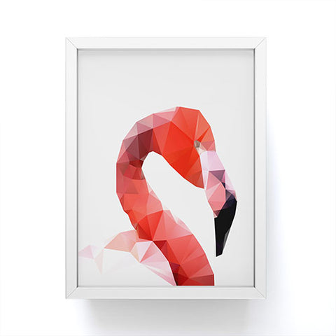 Three Of The Possessed Pink Flamingo Framed Mini Art Print
