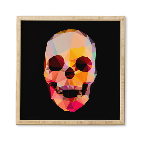 Three Of The Possessed Skull Sunrise Framed Wall Art