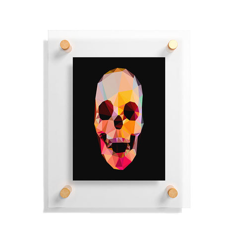 Three Of The Possessed Skull Sunrise Floating Acrylic Print
