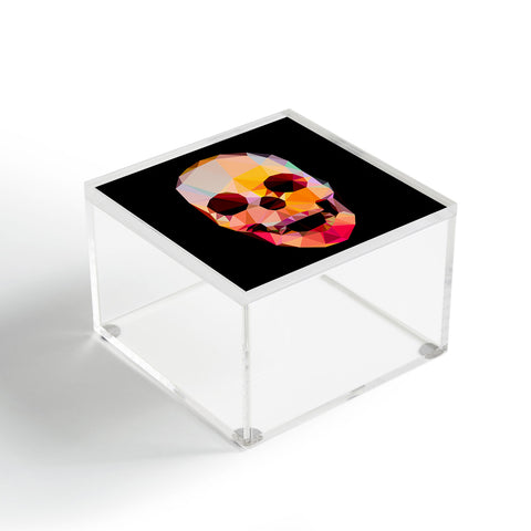 Three Of The Possessed Skull Sunrise Acrylic Box