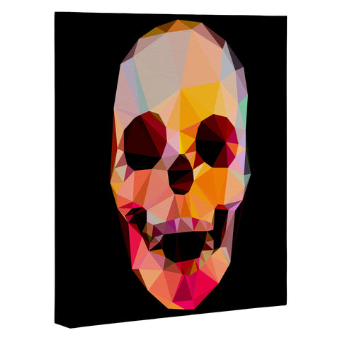 Three Of The Possessed Skull Sunrise Art Canvas