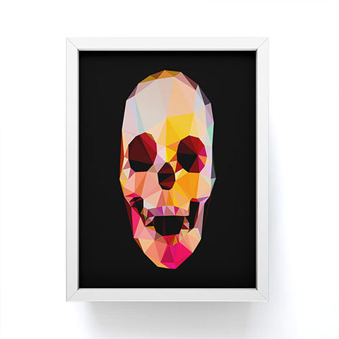 Three Of The Possessed Skull Sunrise Framed Mini Art Print