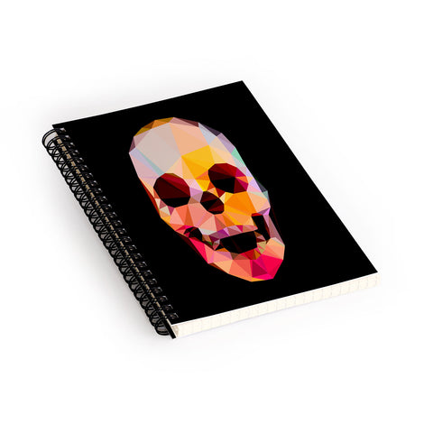 Three Of The Possessed Skull Sunrise Spiral Notebook