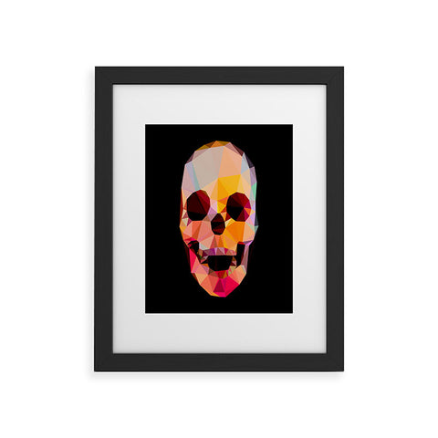 Three Of The Possessed Skull Sunrise Framed Art Print