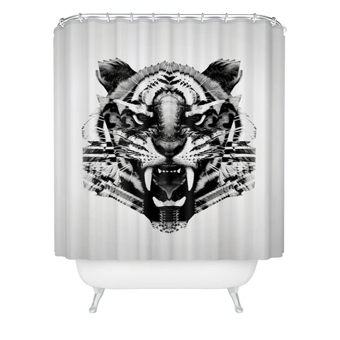 Three Of The Possessed Tiger 4040 Shower Curtain