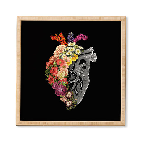 Tobe Fonseca Flower Heart Spring Framed Wall Art