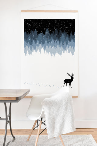 Tobe Fonseca Winter Night Art Print And Hanger