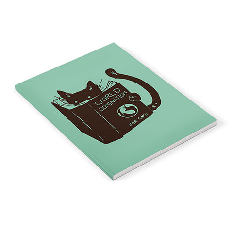Tobe Fonseca World Domination for Cats Green Notebook