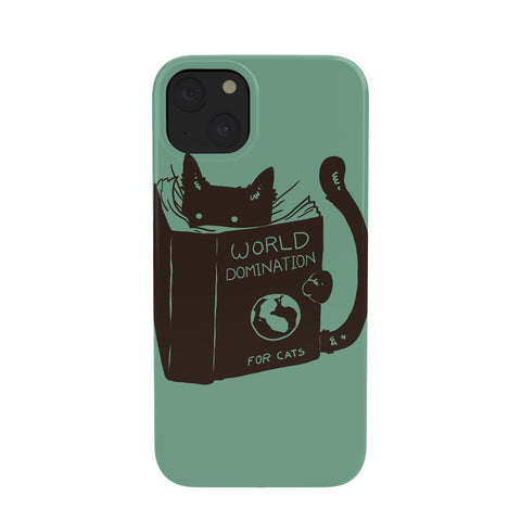 Tobe Fonseca World Domination for Cats Green Phone Case