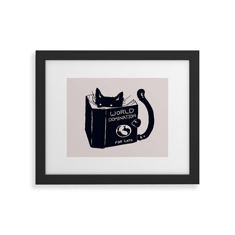 Tobe Fonseca World Domination For Cats Framed Art Print