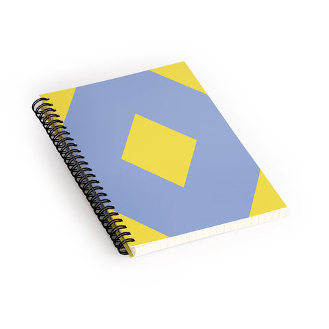 Triangle Footprint cc1 Spiral Notebook