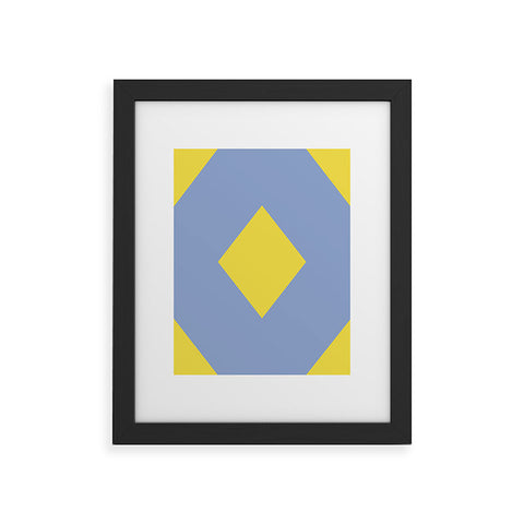 Triangle Footprint cc1 Framed Art Print
