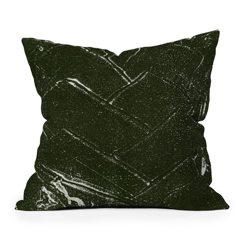 Triangle Footprint come back Throw Pillow