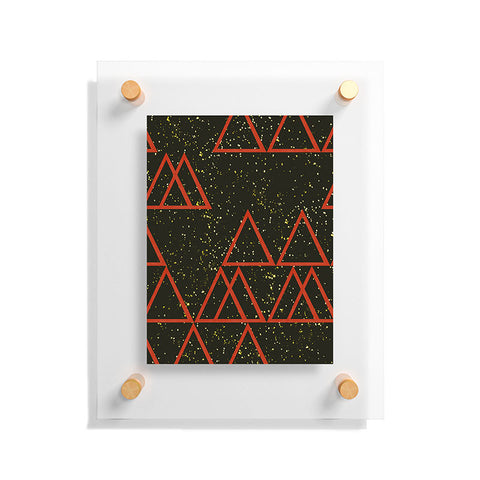 Triangle Footprint Cosmos4 Floating Acrylic Print