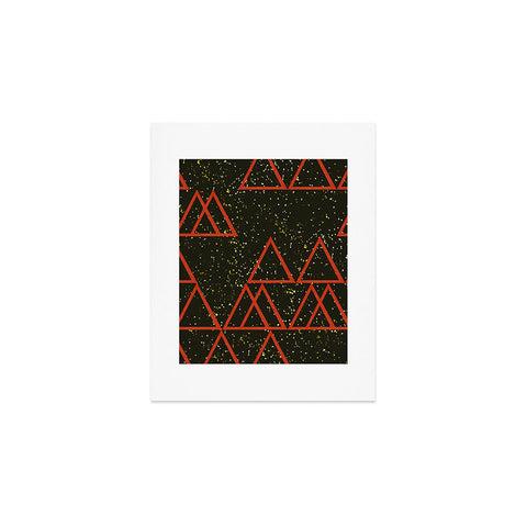 Triangle Footprint Cosmos4 Art Print